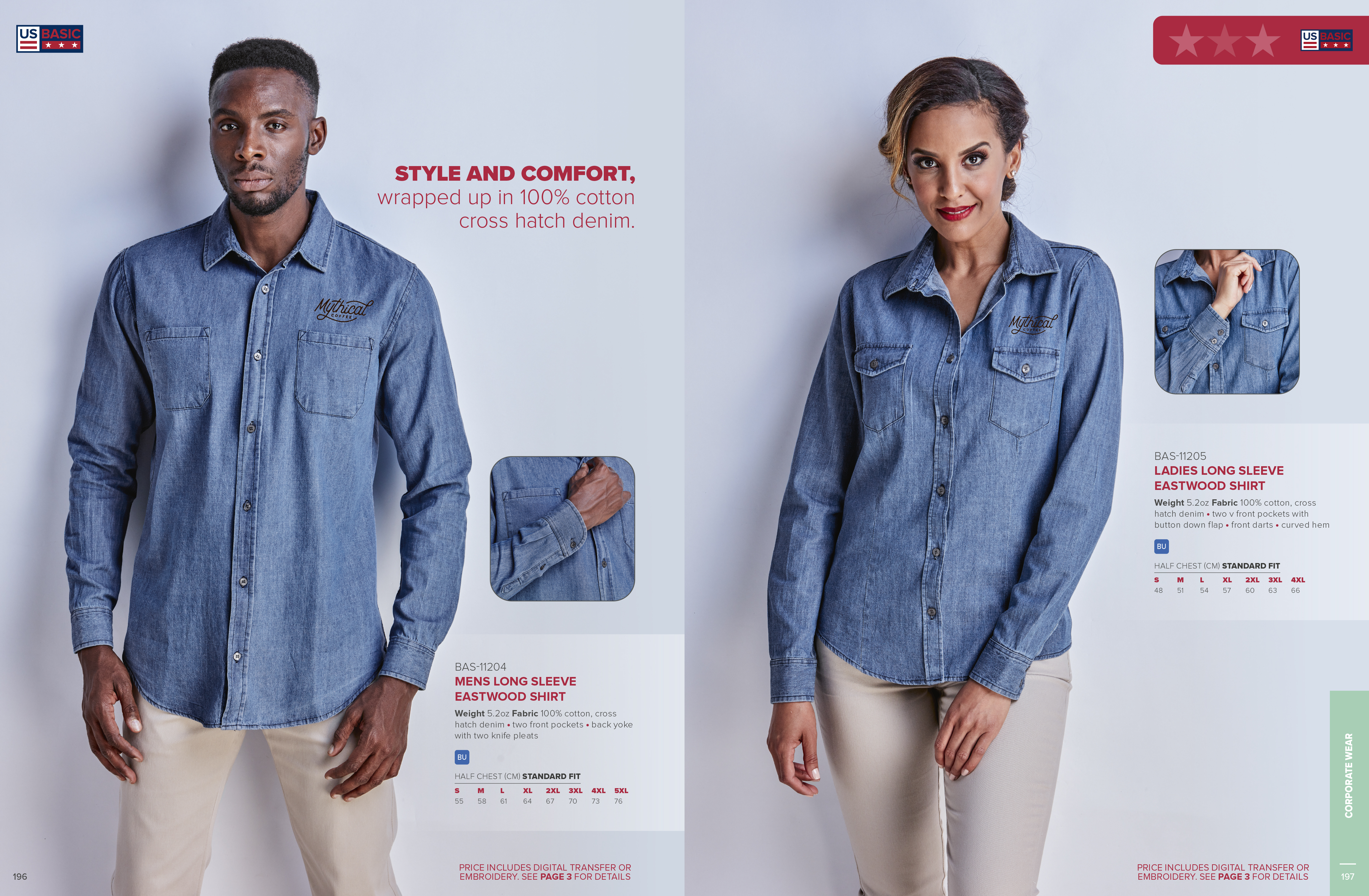 Ladies Long Sleeve Eastwood Shirt CATALOGUE_IMAGE